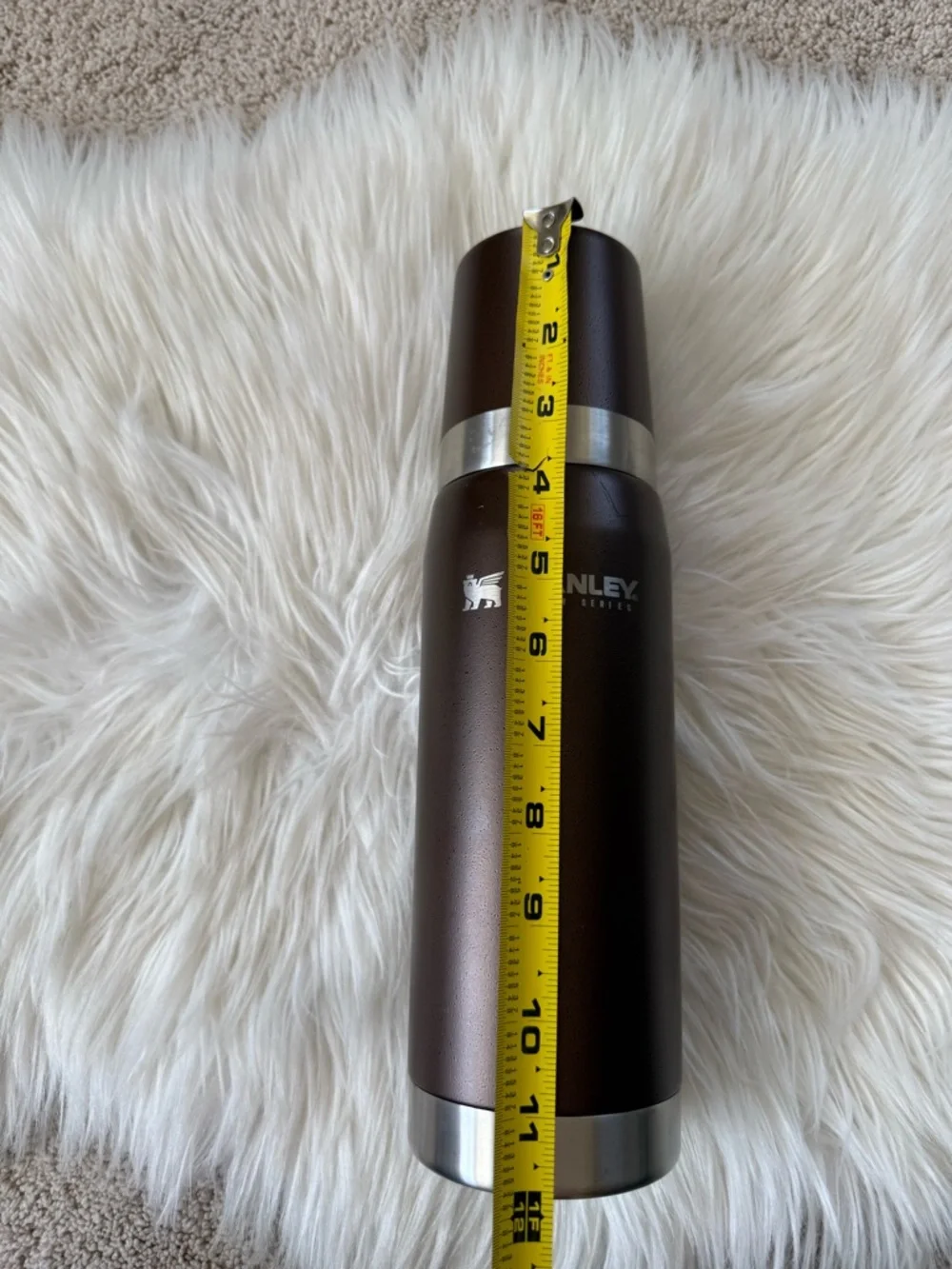 Stanley Master Series The Unbreakable Brown Stainless Vacuum Bottle - Picture 2 of 4